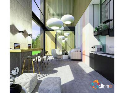 Suites de venta Cumbayá (proyecto de construcción) entrega 2024, 56 mt2, 1 dormitorios