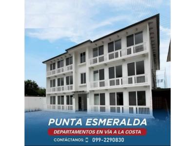 Vía a la Costa km 14 Urb Punta Esmeralda Departamento planta baja, 130 mt2, 3 dormitorios