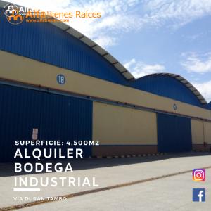 Bodega industrial en alquiler - 4500m2 - Durán, 4500 mt2, 3 dormitorios
