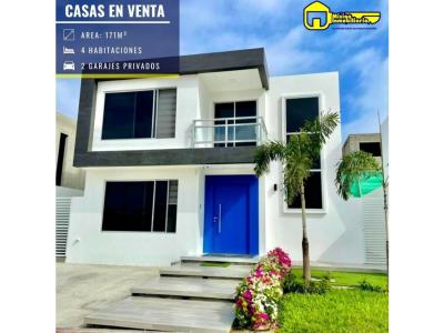 Casas en venta urbanización COSTA al sur de Manta, 171 mt2, 4 dormitorios