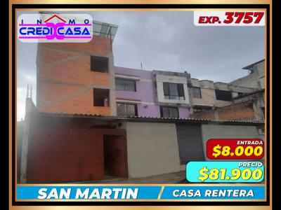 CxC Venta Casa Rentera, San Martin, Exp. 3757, 250 mt2, 7 dormitorios