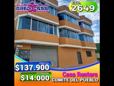 CxC Venta Casa Rentera, Comite del Pueblo, Exp. 2649, 233 mt2, 8 dormitorios