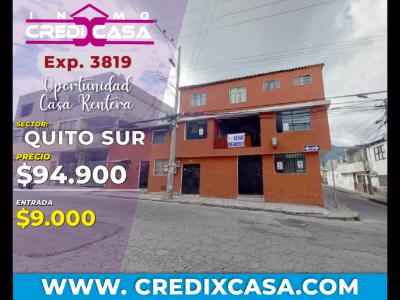 CxC Venta Casa Rentera, QUITO SUR, Exp. 3819, 265 mt2, 6 dormitorios