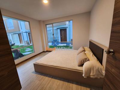 Última suite con área verde en condominio en Ricaurte, crédito VIP, 73 mt2, 1 dormitorios